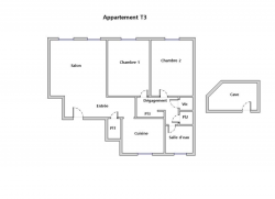 BREST : AGRÉABLE APPARTEMENT T3 DE 63 M²